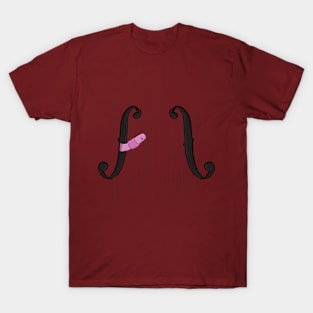 Funny violin worm T-Shirt